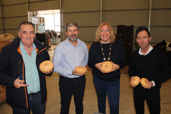 Dirigentes municipales visitan 'Los Pisaos', empresa motrilea de productos hortofrutcolas ecolgicos 